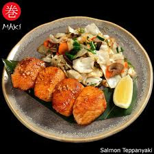 Salmon Teppanyaki