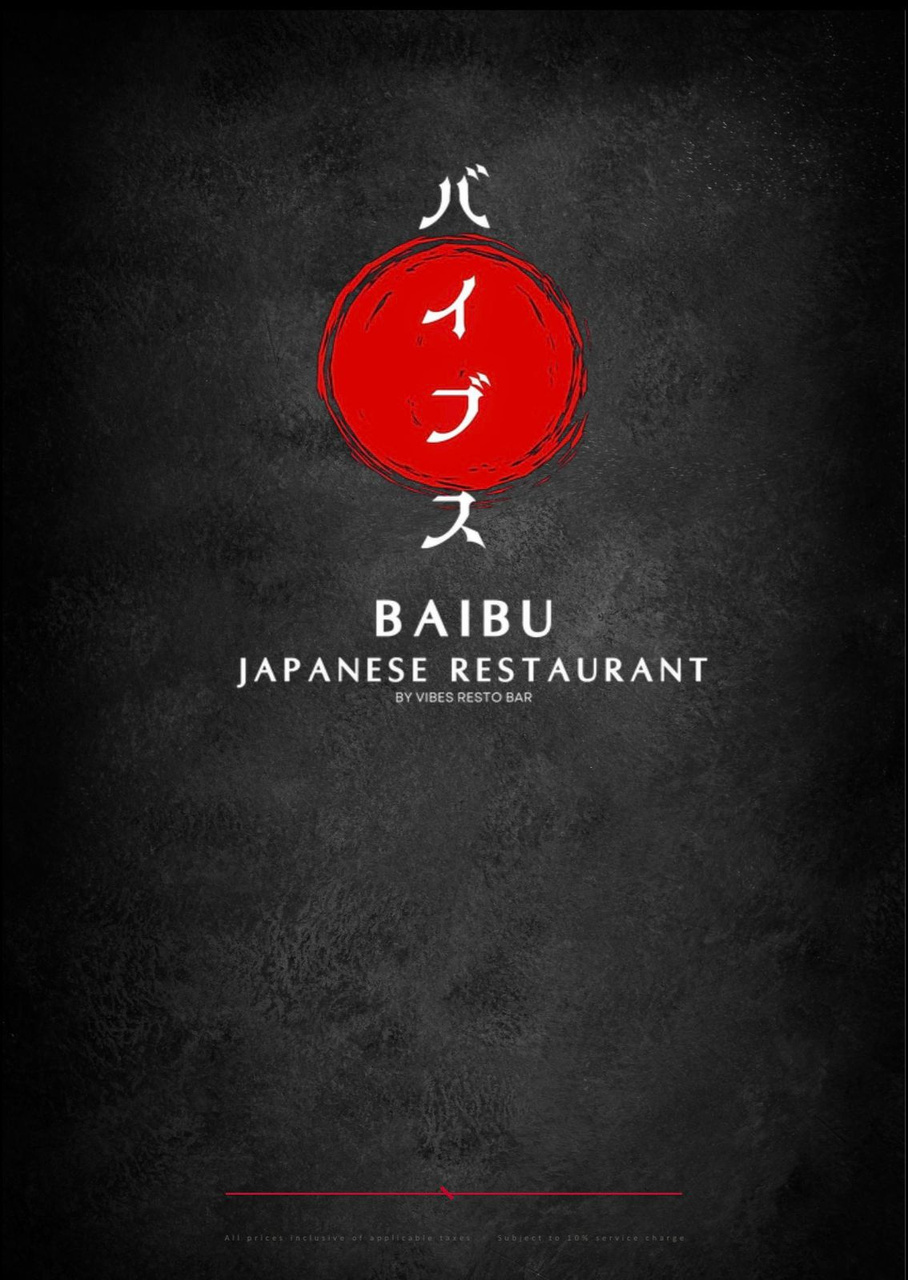 Baibu Menu Cover
